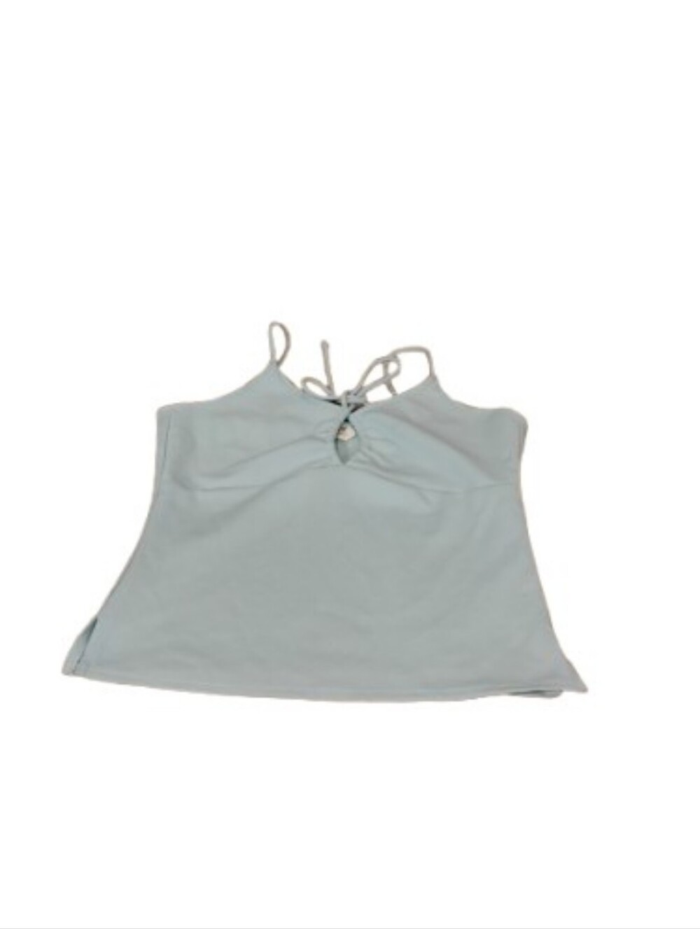 Vintage 1990s 2000s Wildcat Keyhole Front Tie Cami Top